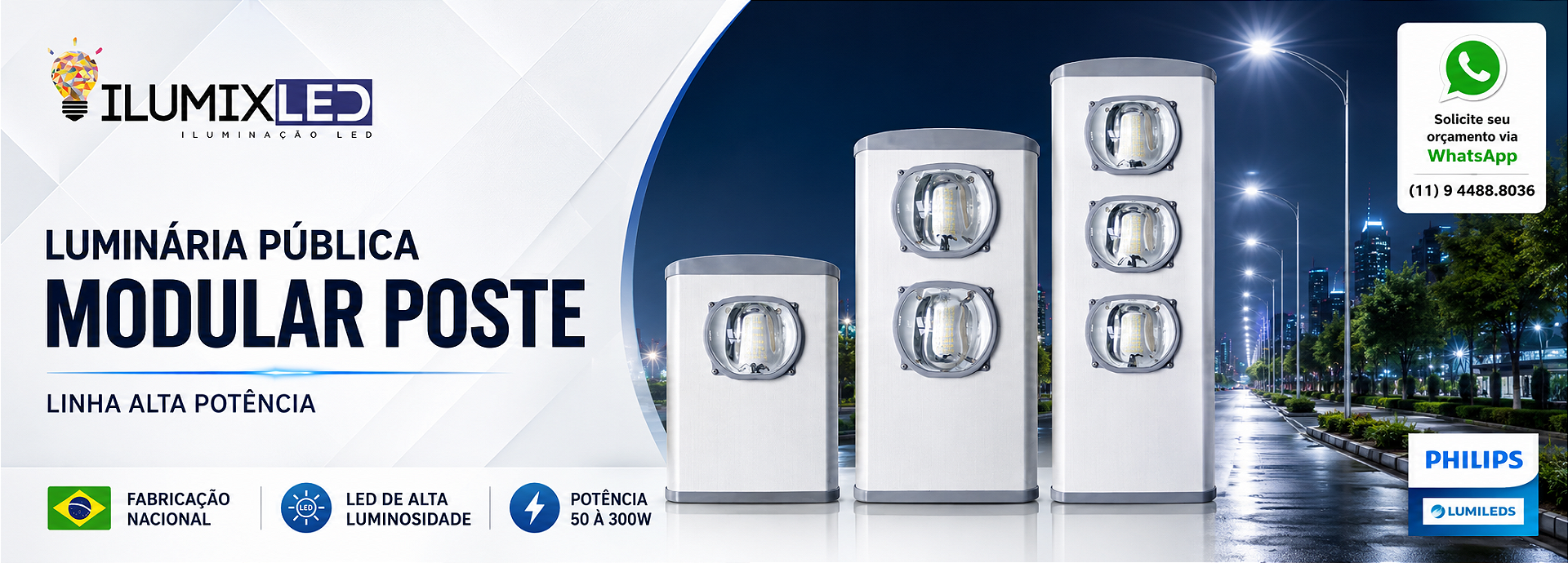 Luminária Modular Poste