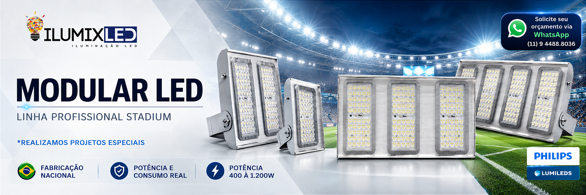 Linha Refletor Modular