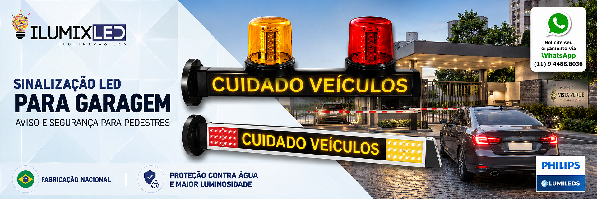 Sinalização para garagem