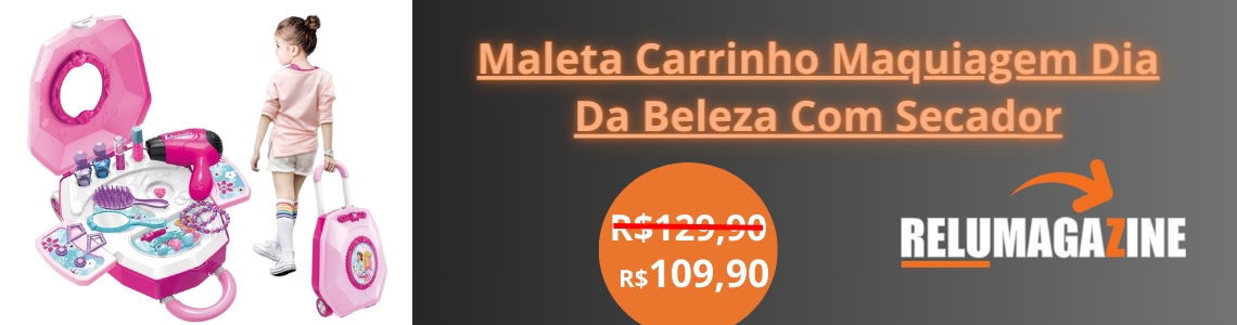 Maleta Carrinho Maquiagem