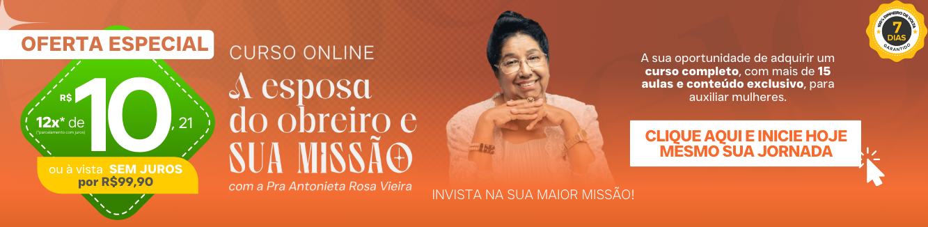 Curso esposa do Obreiro