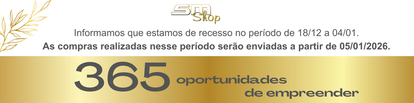 Ano novo SM SHOP Bordado, Costura, Recorte e Sublimação