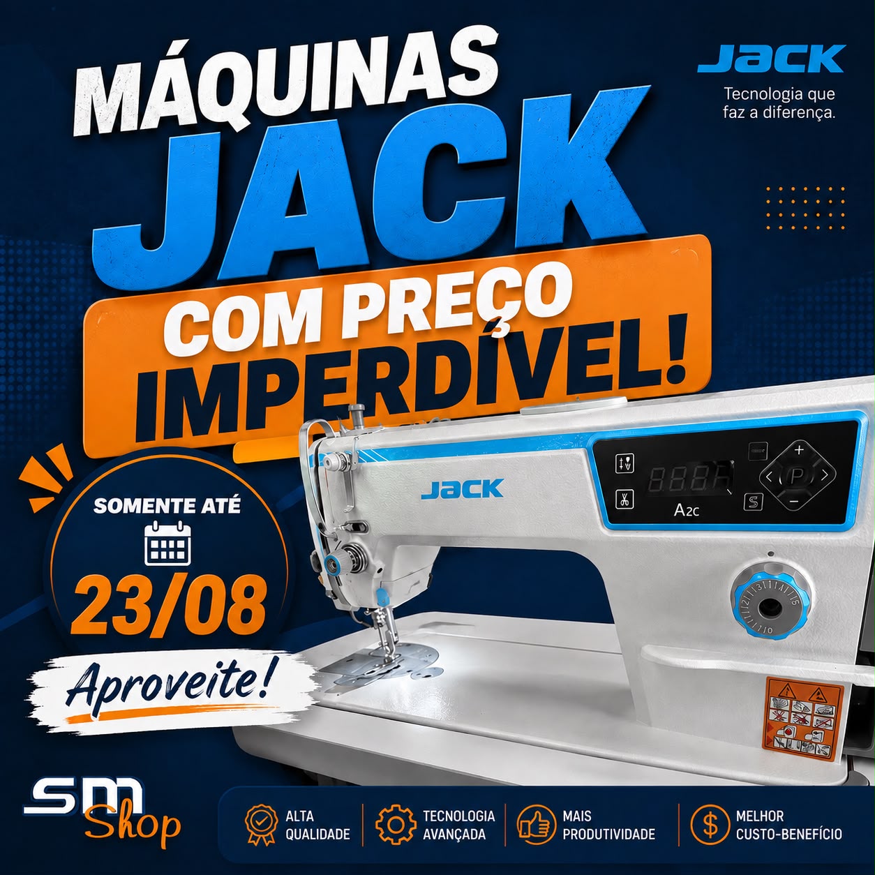 Maquina de Costura Jack mobile