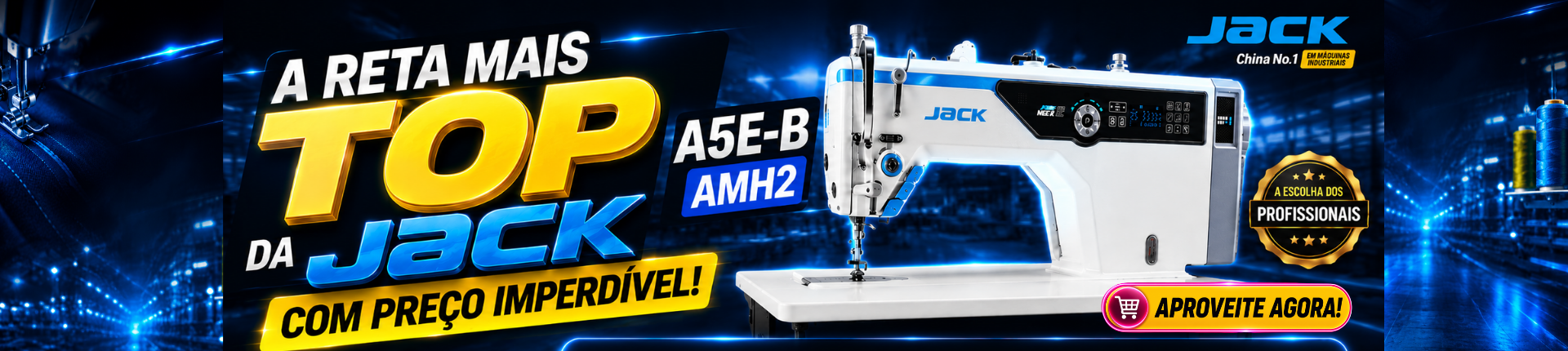Maquina de Costura Jack A5e-b Amh2