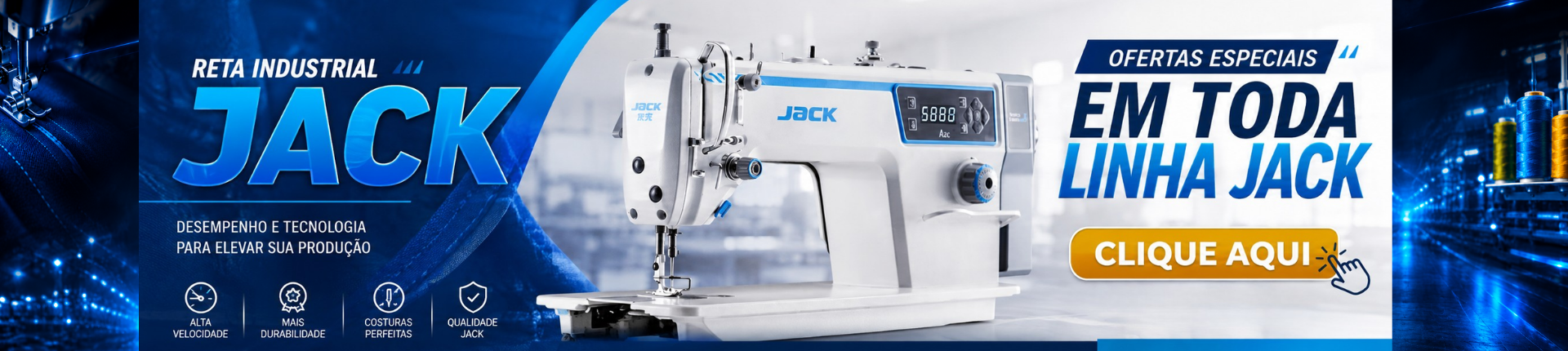 Maquina de Costura Jack