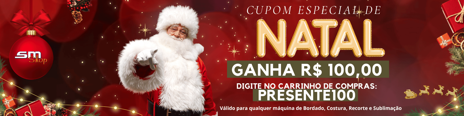 NATAL Sm Shop Bordado e Costura