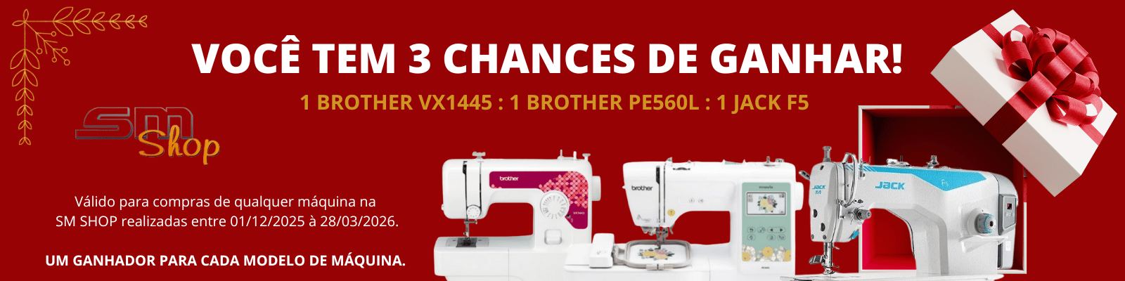 Oferta SM SHOP Bordado e Costura