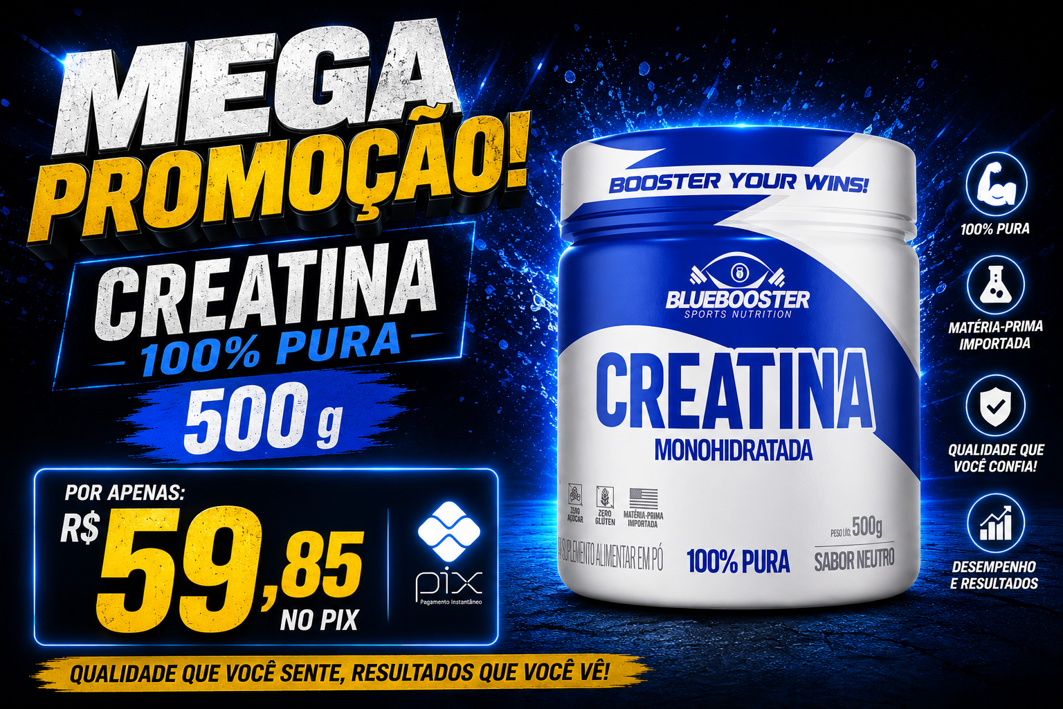 CREATINA 100% PURA