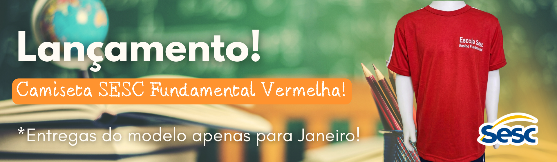 Camiseta Vermelha SESC