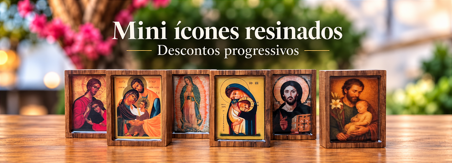 Mini icones resinados