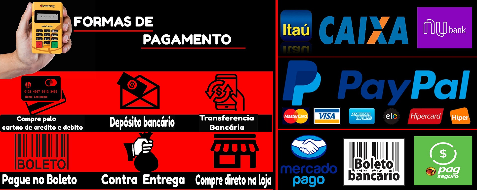 Formas de Pagamento