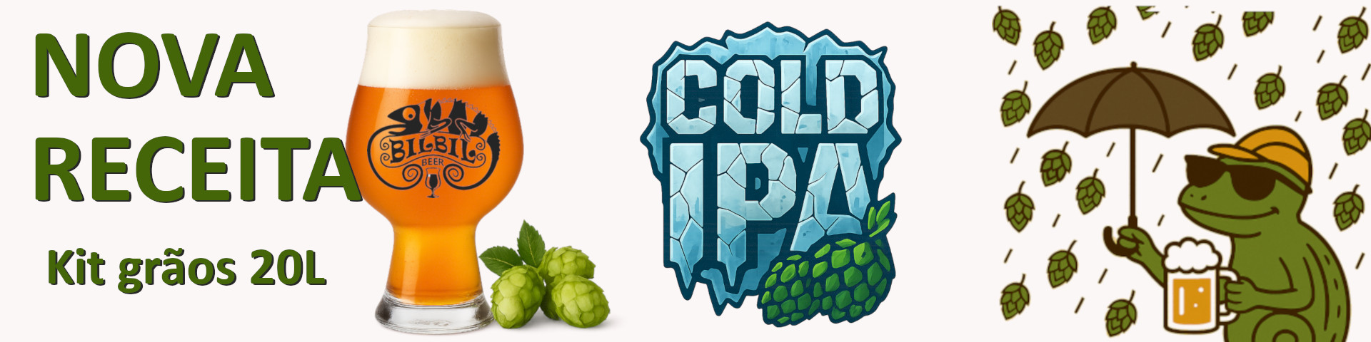 Nova Receita de Grãos Cold IPA
