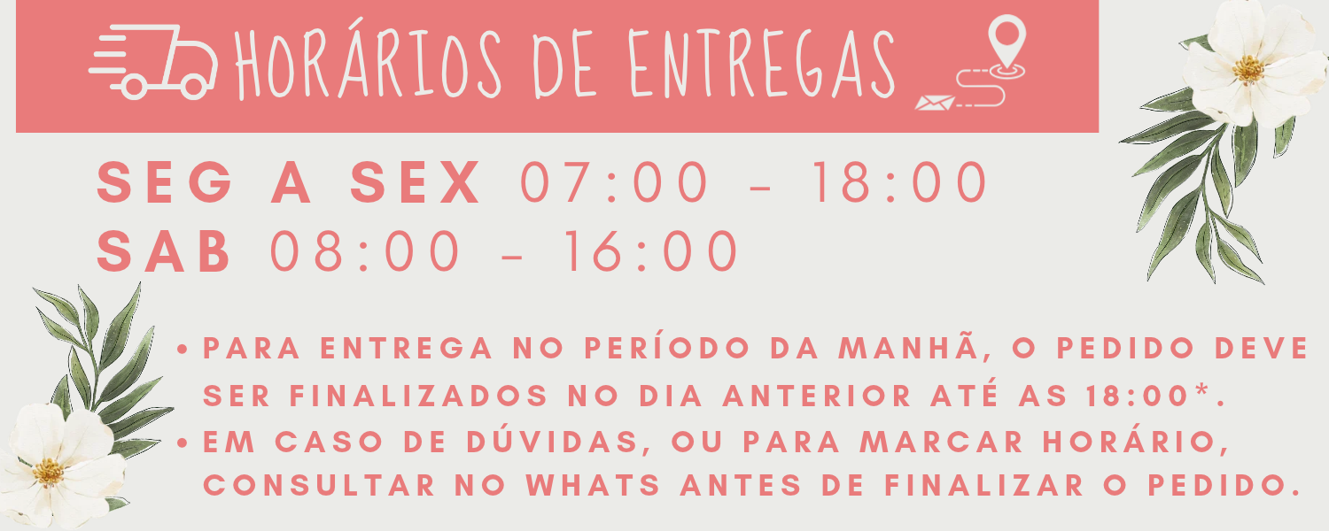 Horário de entregas