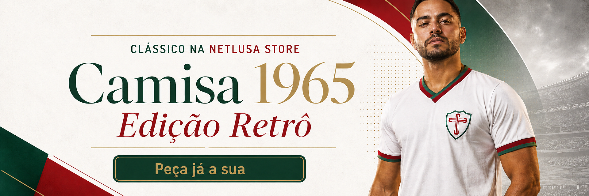 Camisa Retrô Portuguesa 1965