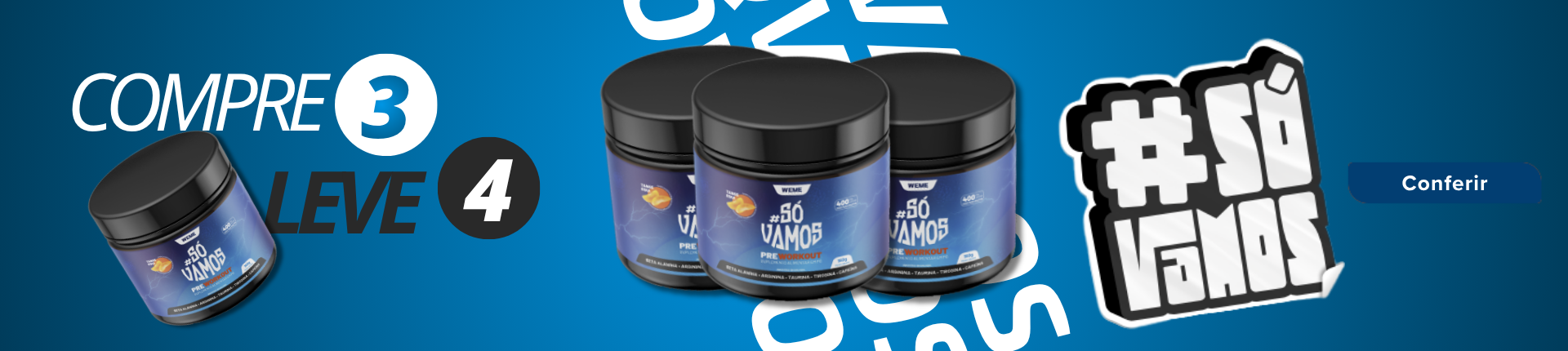 Creatina Pura Só Vamos