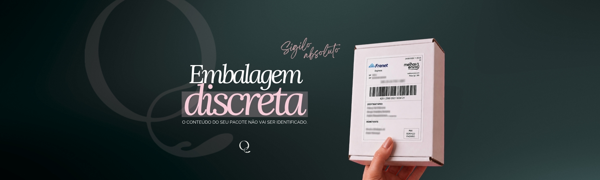 Embalagem discreta