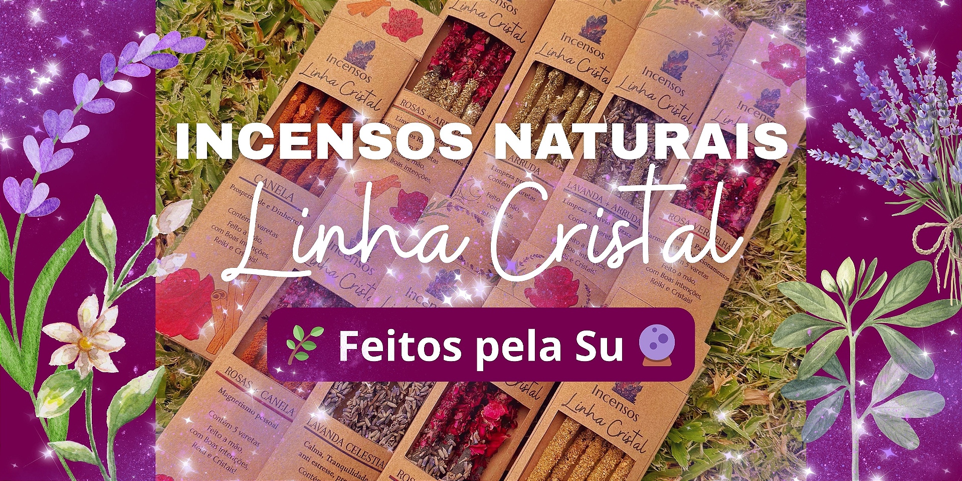Incensos linha cristal