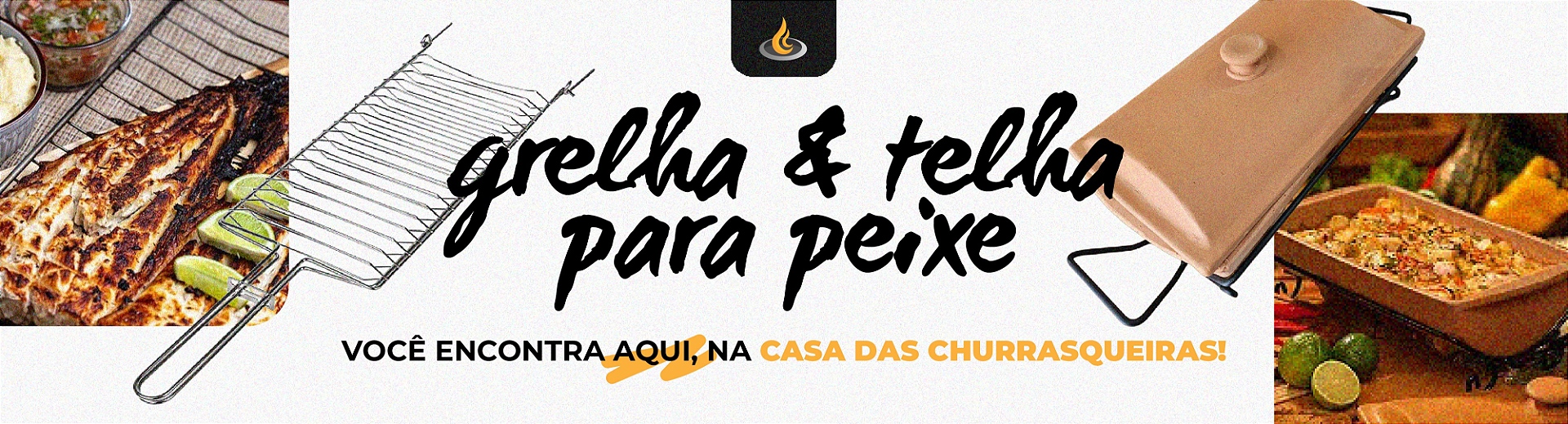 Banner Grelha e Telha para Peixe