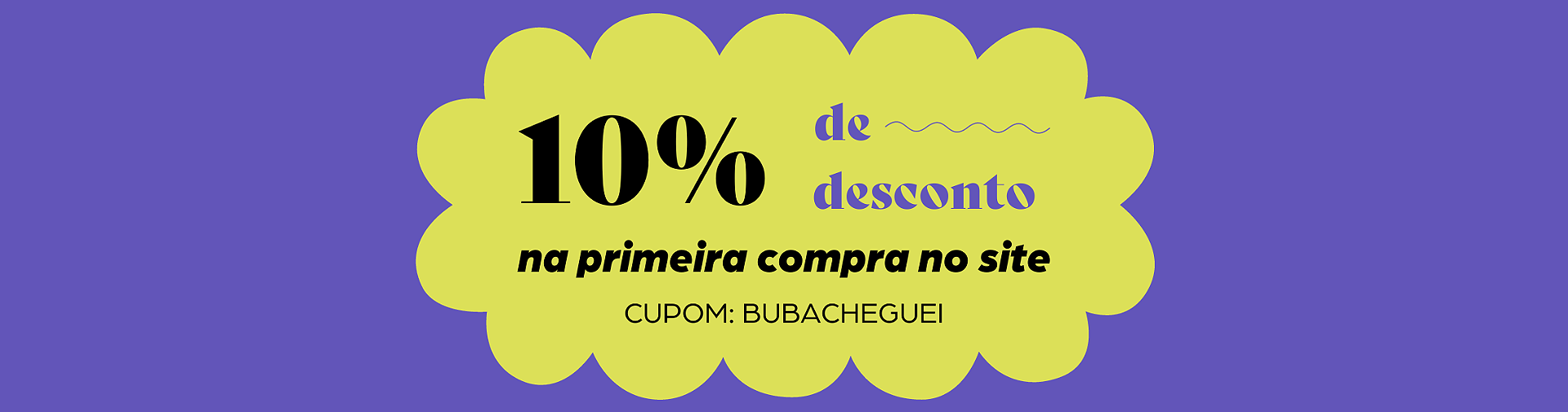 Desconto primeira compra