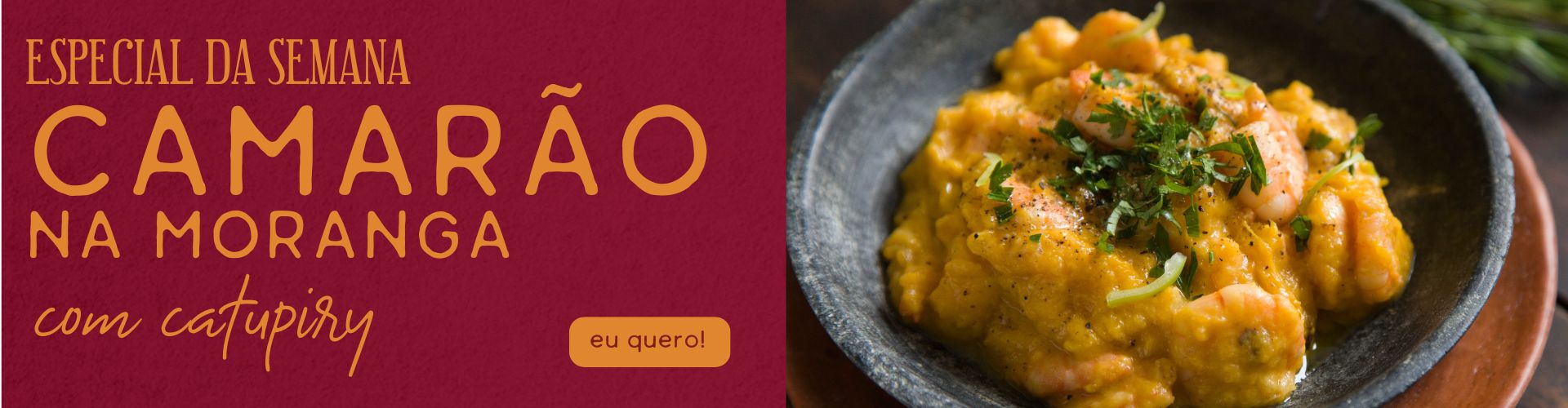 CAMARÃO NA MORANGA