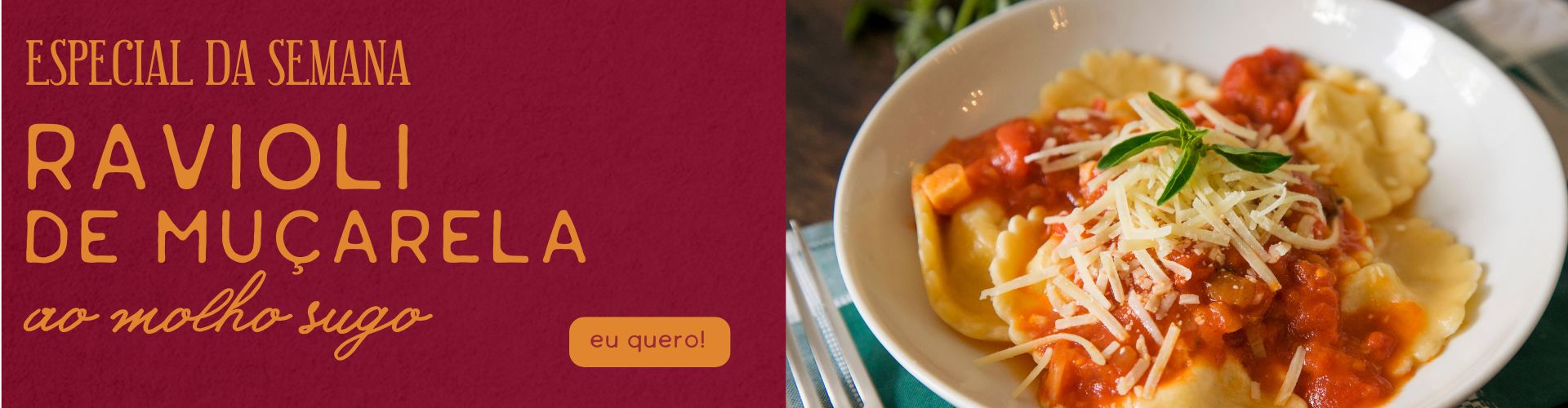 RAVIOLI DE MUÇARELA