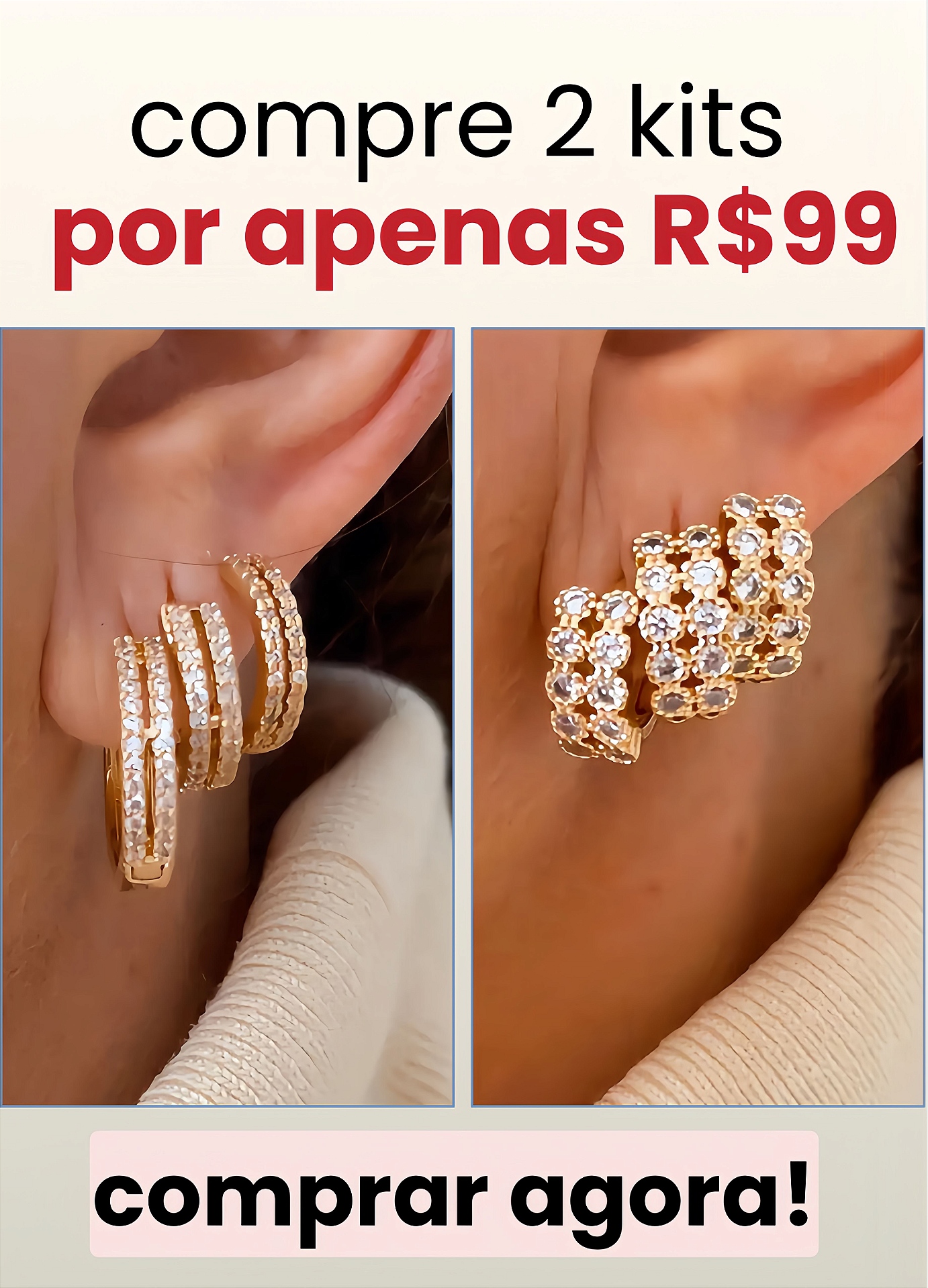 Promo 2 por R$99 Ouro