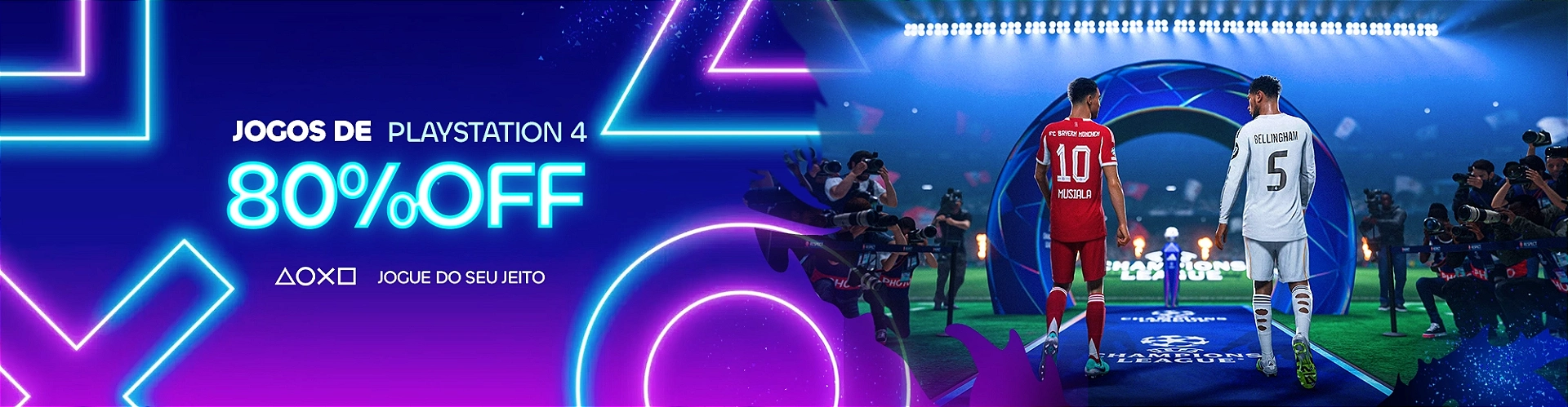 Jogos PS4 até 80%