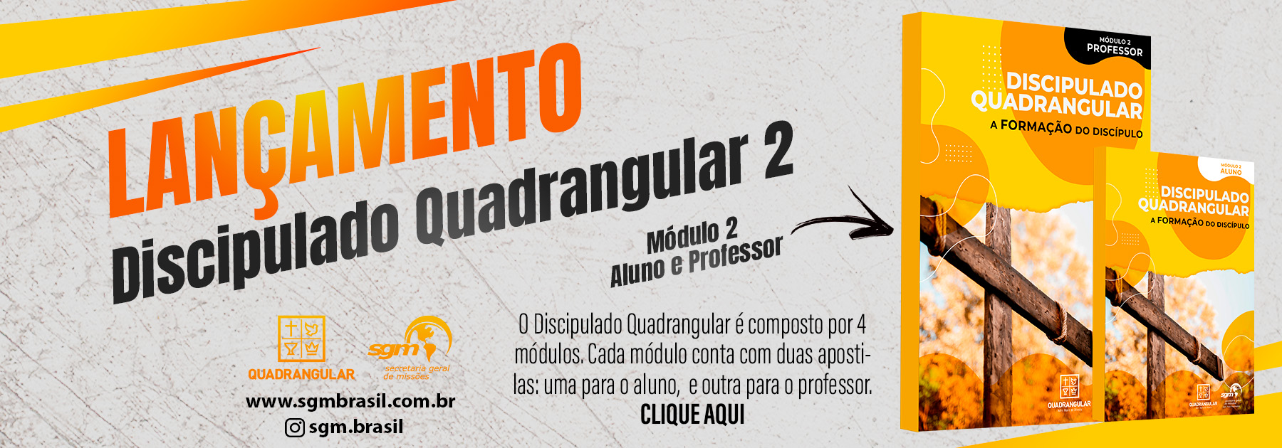 Discipulado Quadrangular - Professor - Vol.1