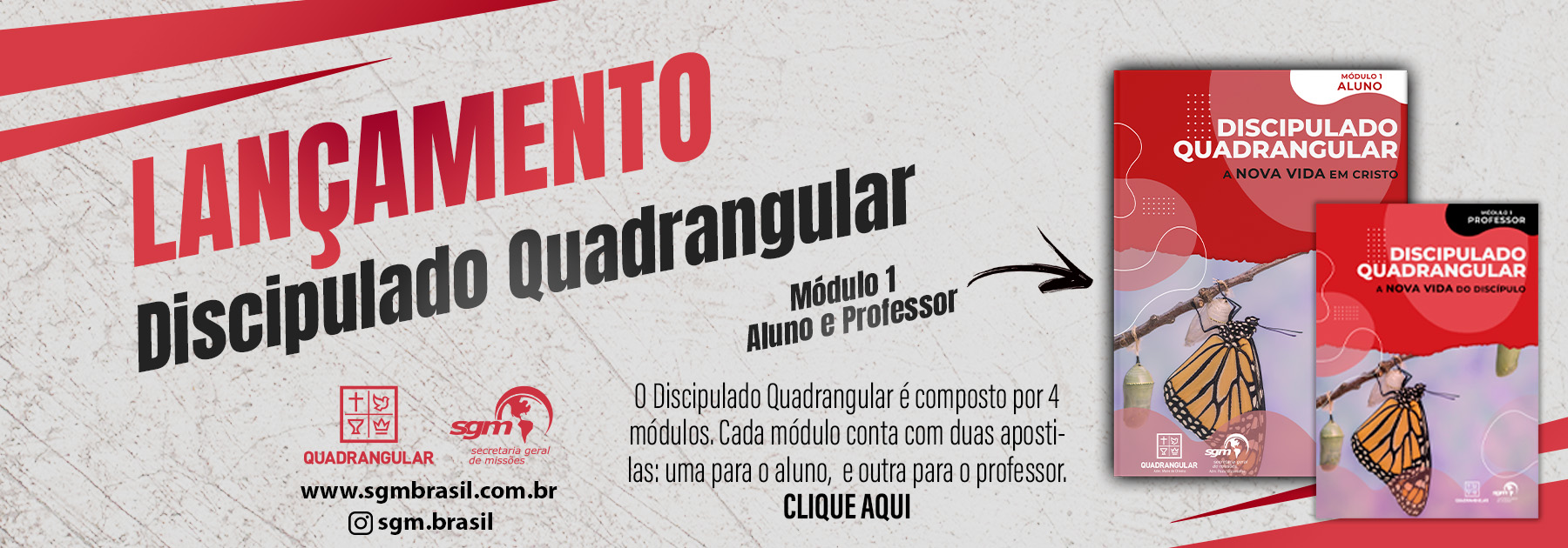 Discipulado Quadrangular - Professor - Vol.1