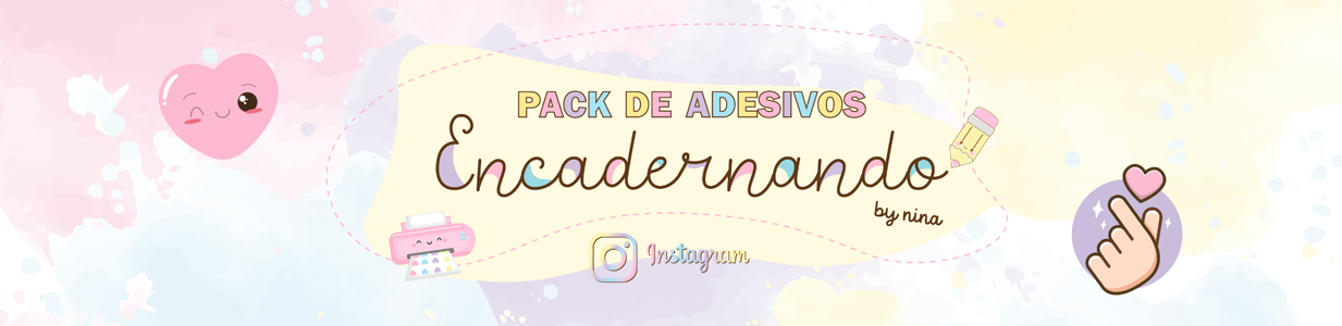 Pack Adesivos Encadernando