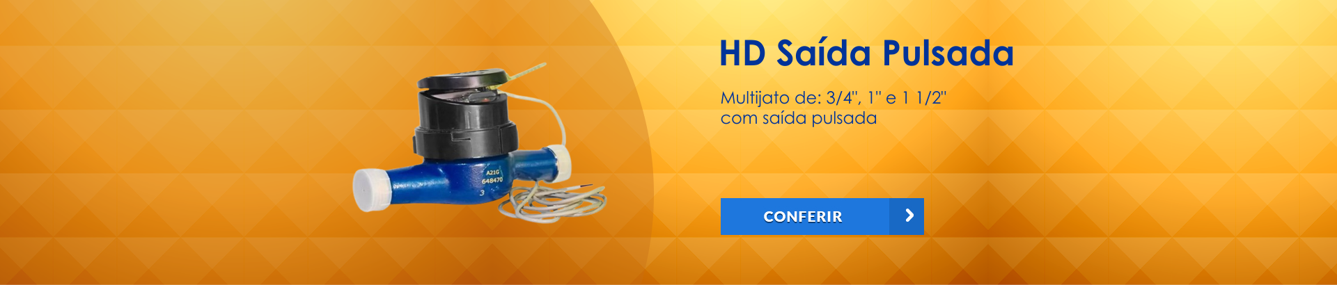 Hidrômetros com saída pulsada