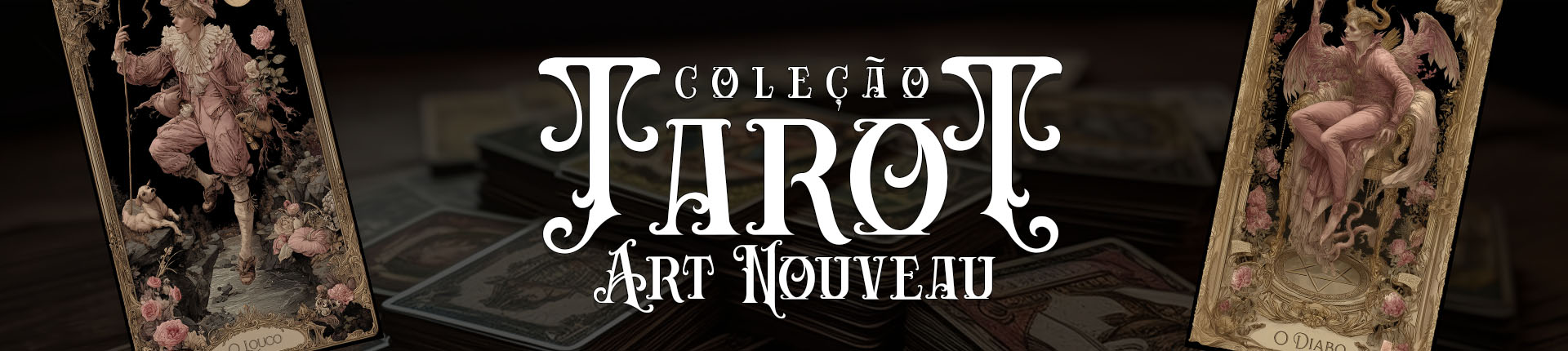 Banner tarot art nouveau