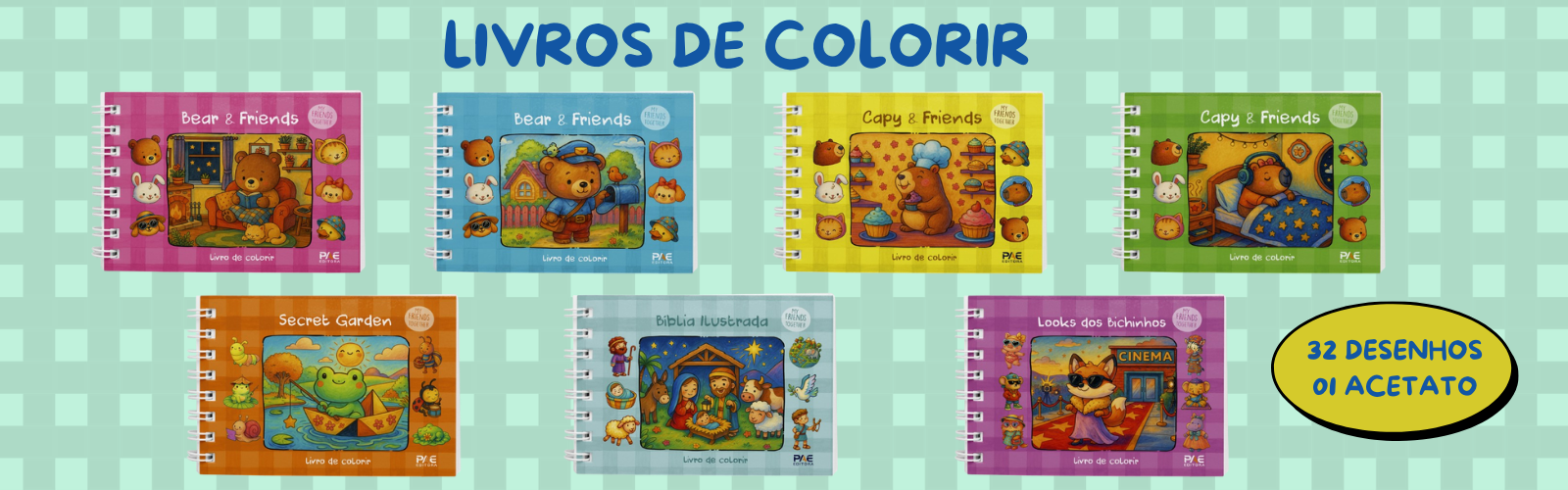 livros de colorir