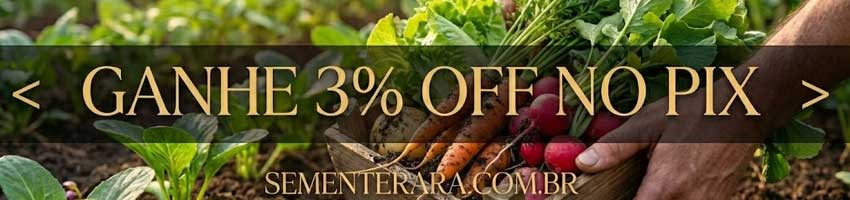 Pagando Sementes no Pix Desconto de 3%