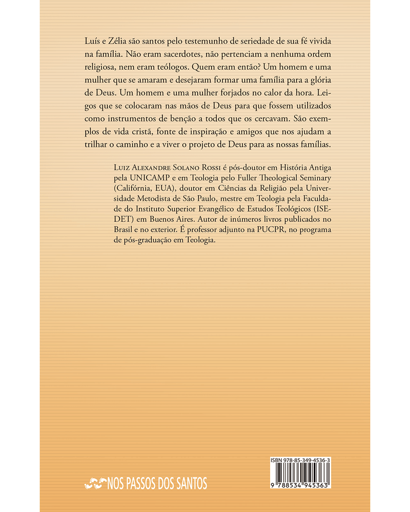 Livro Nos Passos de São Luís e Santa Zélia - Os Pais de Santa Teresinha -  Artigos Religiosos Gil e Jo