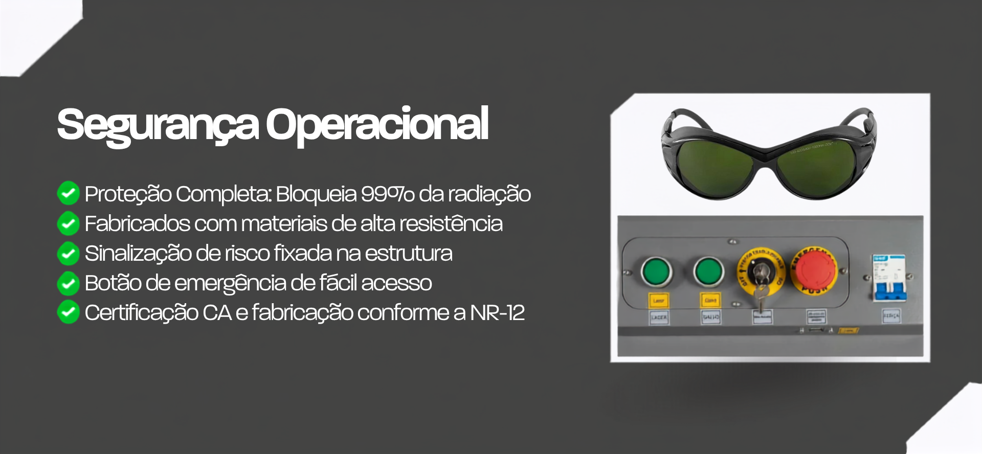 Dispositivos de segurança da Fiber Desktop