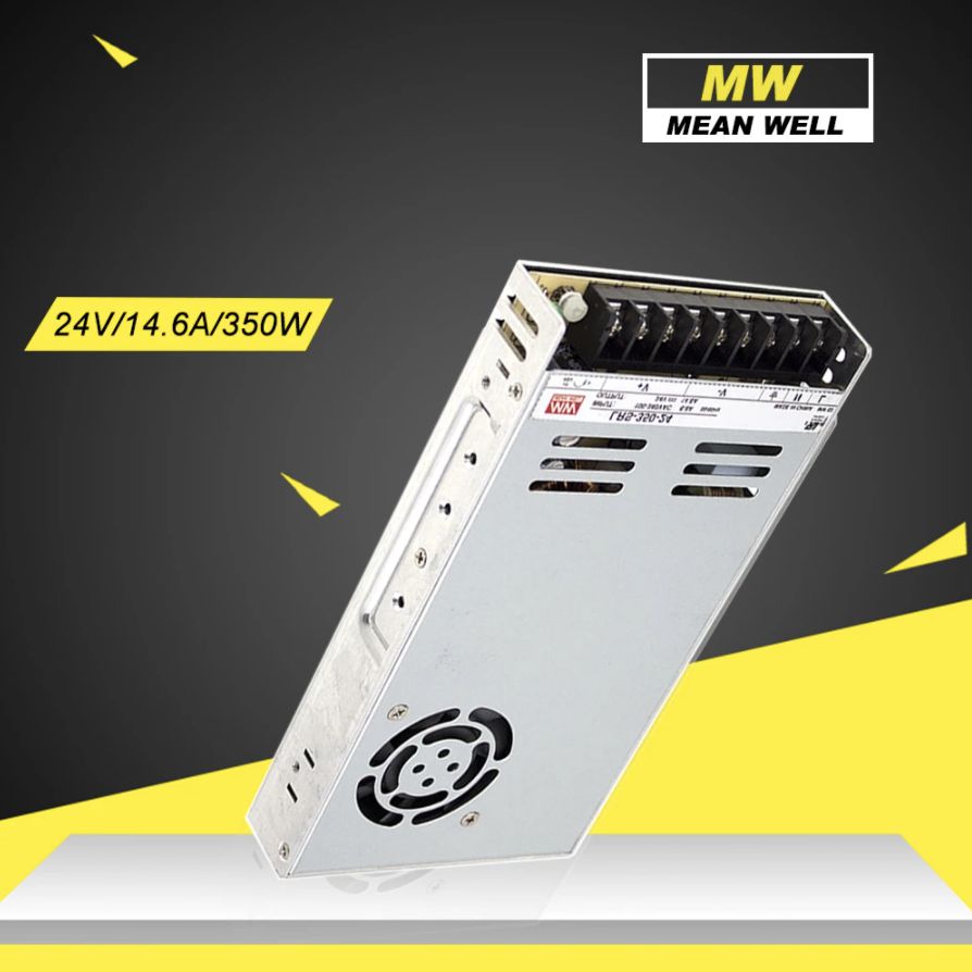 Fonte Chaveada Mean Well 24V 14.6A 350W | Translaser - Translaser