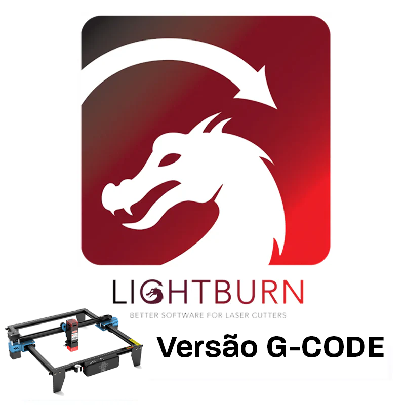 Software Lightburn para Máquinas laser TTS - GCODE - Translaser