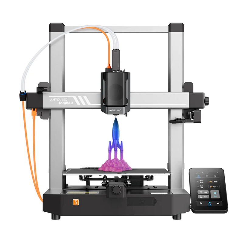 プリンター・複合機 anycubic kobra3 Impressora 3D Anycubic Kobra 3 - Alta Velocidade e Precisão