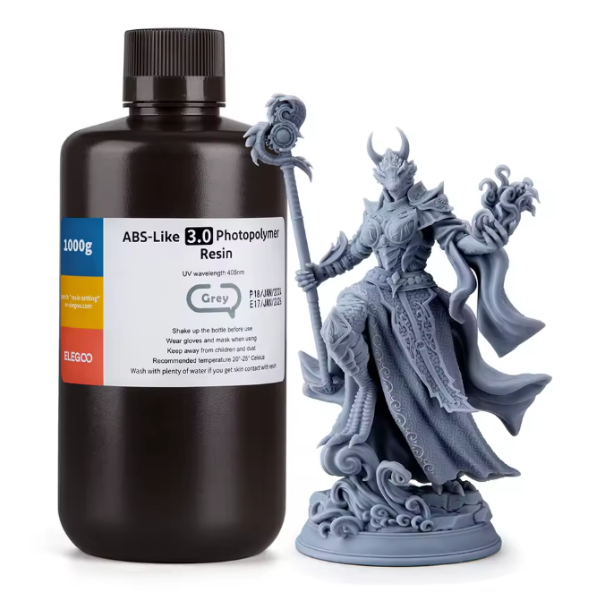 3Dプレミアム1.6L＋アクリル型専用ページ Resina Elegoo ABS-like V3.0 405nm | Alta Resistência e Precisão