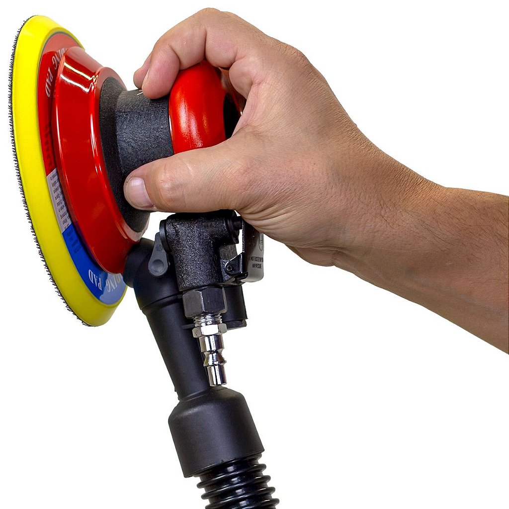 Lixadeira Pneumática Roto Orbital Zeffix Hookit Lx7 Base 6