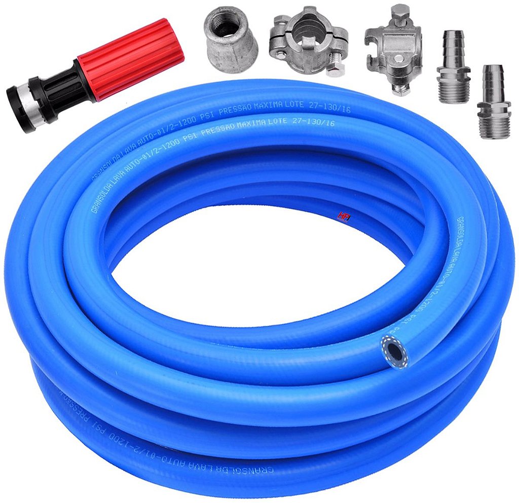 Bomba Para Lavagem Profissional Zmax ZP45 + Mangueira 15 Mts +