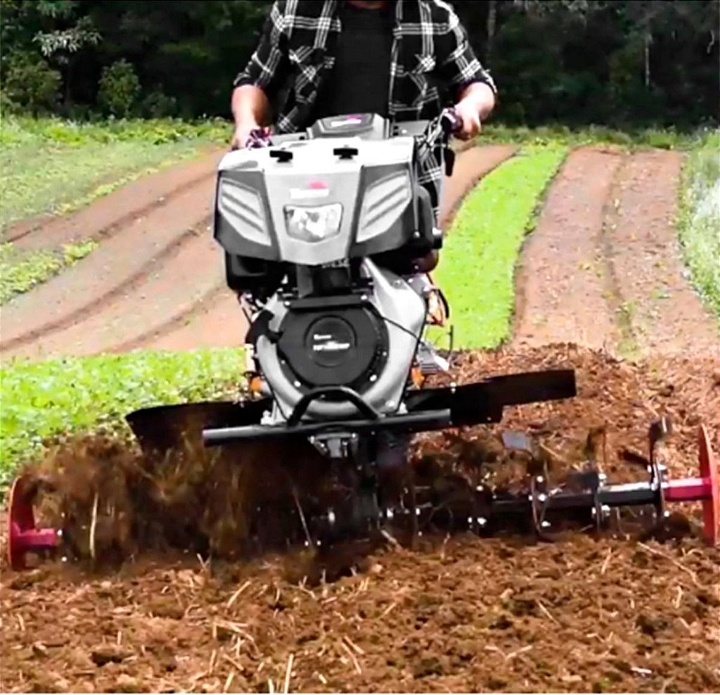 Motocultivador a Diesel Toyama 418cc 11hp Partida Elétrica Roda 12
