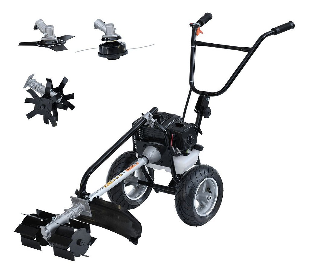 Motocultivador a Gasolina Zmax 63cc 2,5hp Multifuncional Zt-630