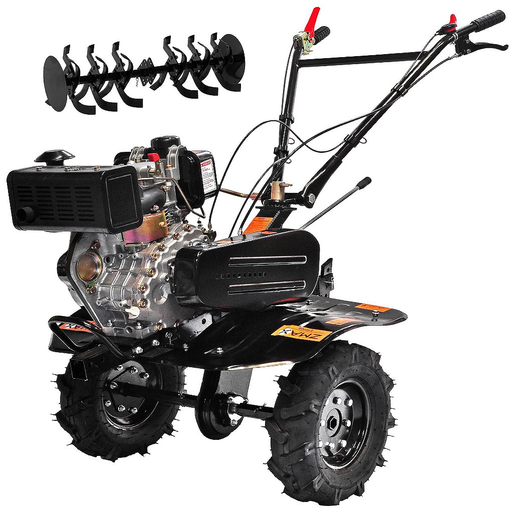 Motocultivador a Diesel Zmax Zt600d 6hp 247cc Zd6 - Ferramentas MEP