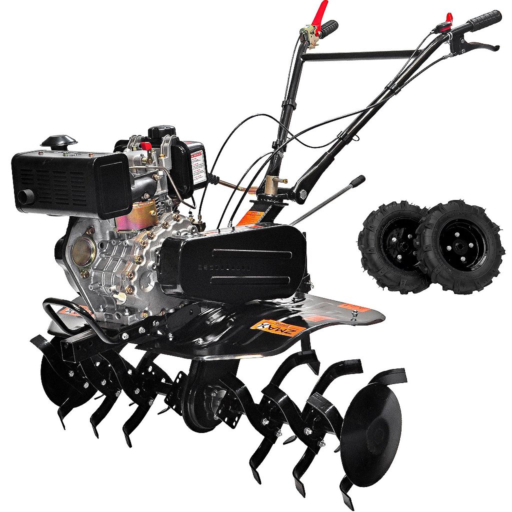 Motocultivador a Diesel Zmax Zt600d 6hp 247cc Zd6 - Ferramentas MEP