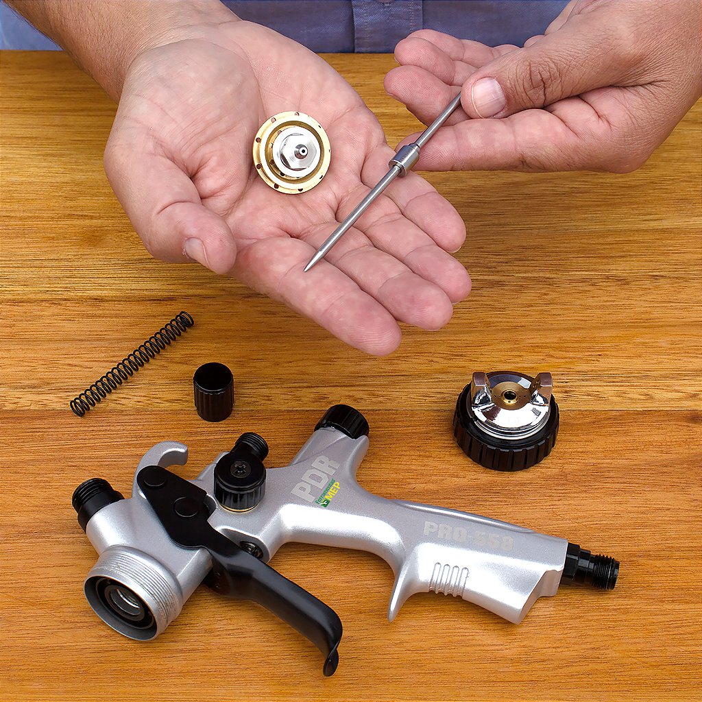 Pistola de Pintura Hvlp Pdr Pro-558 Bico 1,3mm 600ml P58