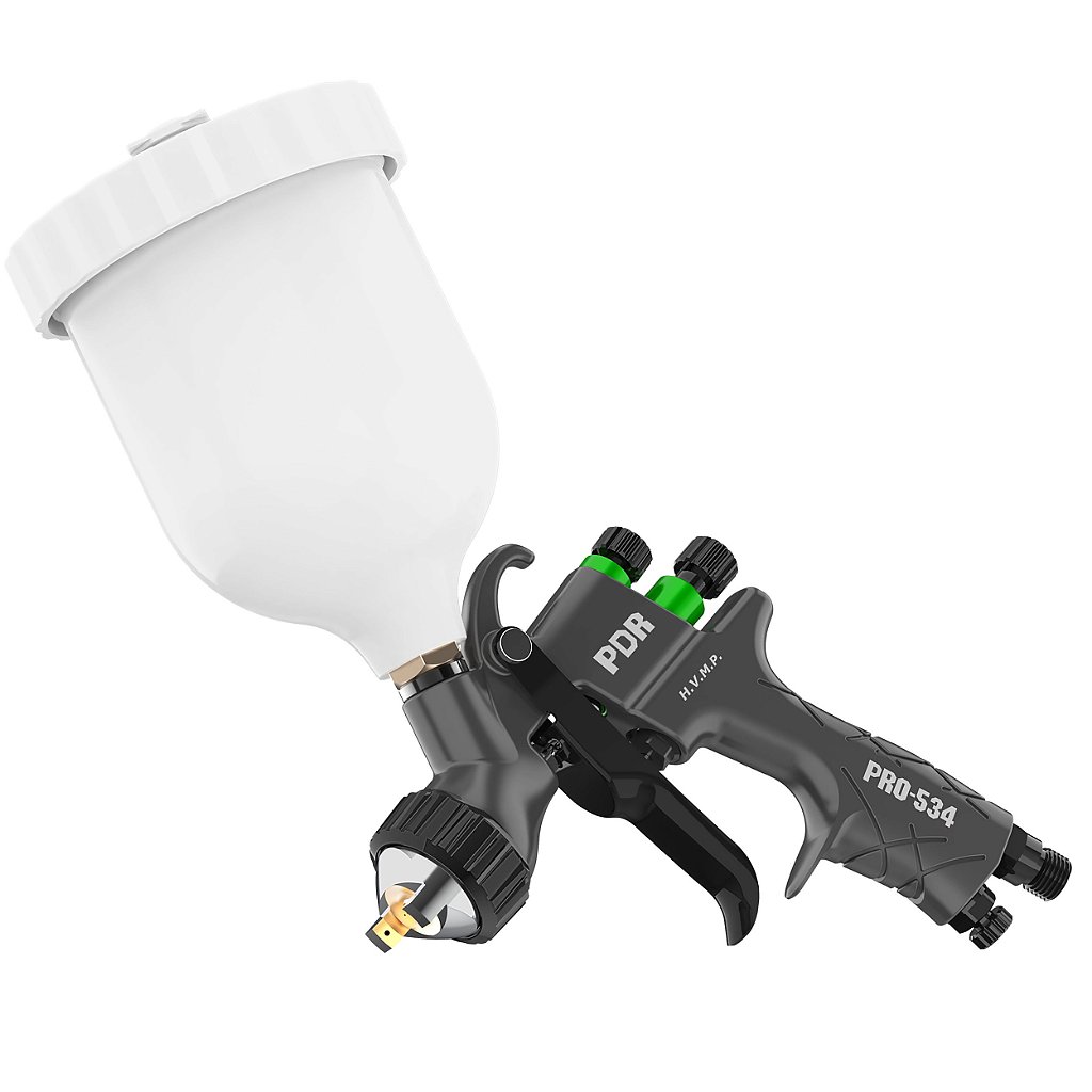 Pistola de Pintura Hvmp Pdr Pro-534b Bico 1,7mm 600ml P34b