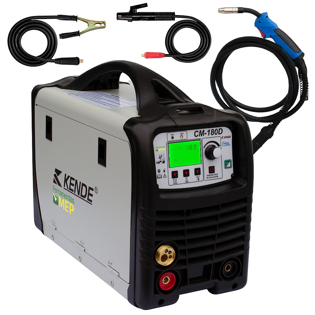 Inversor de Solda Mig Tig Eletrodo Kende Cm-180D 180a 110 220v