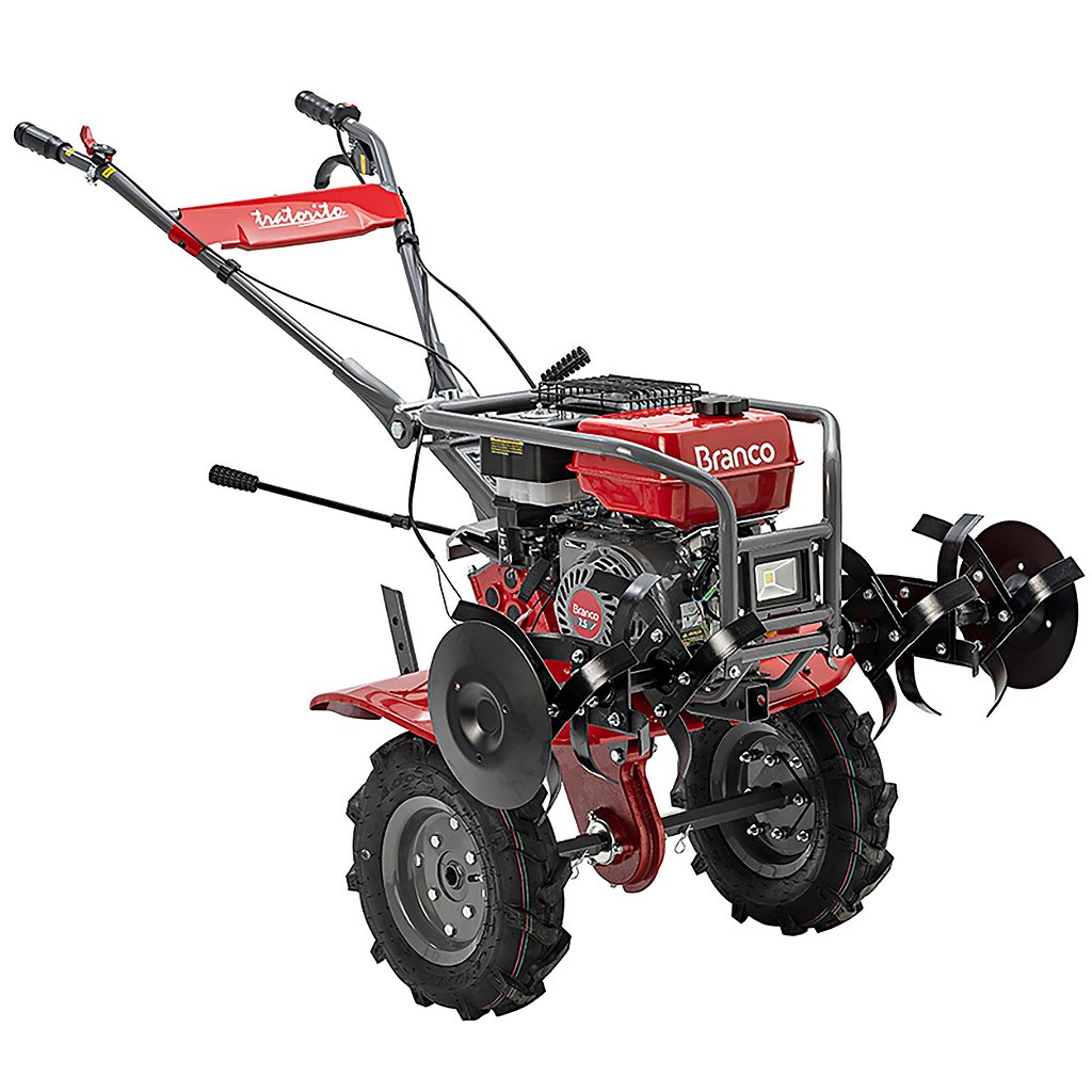 Motocultivador a Gasolina Branco Bttg7,5 7,5hp 223cc 3 Marchas com